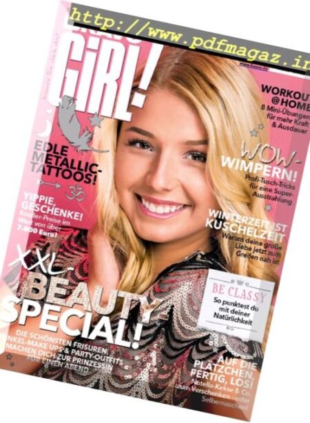 Bravo Girl! – 30 November 2016 Cover