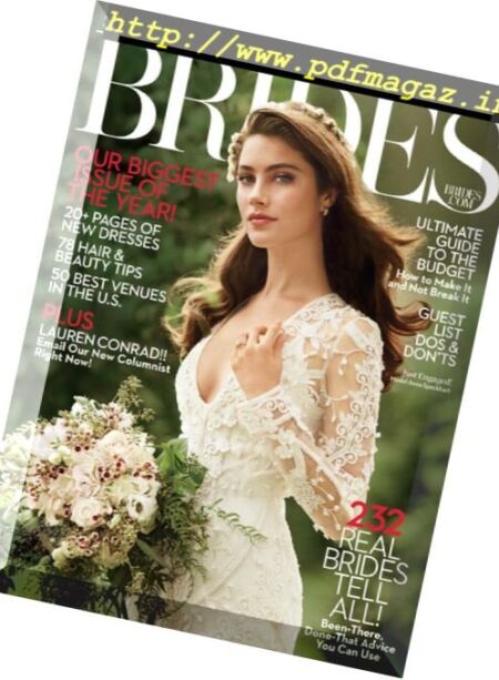 Brides USA – February-March 2017 Cover