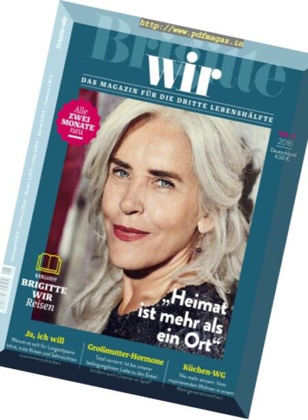 Brigitte Wir – Nr.6, 2016 Cover