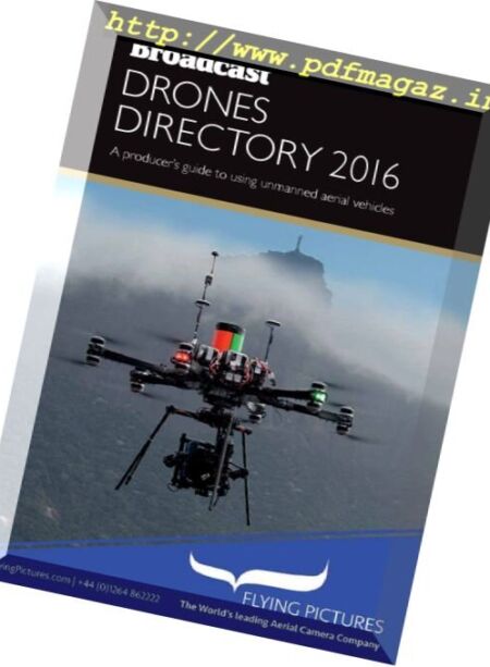 Broadcast Drones Directory – 2016 Cover