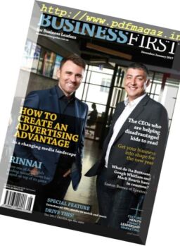 Business First Magazine – December 2016 – January 2017