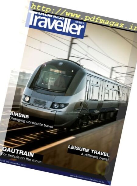 Business Traveller Africa – December 2016 Cover