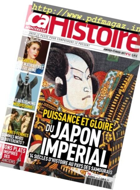 Ca M’Interesse Histoire – Janvier-Fevrier 2017 Cover