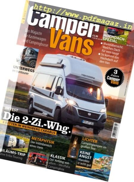 CamperVans – Nr.1 2017 Cover