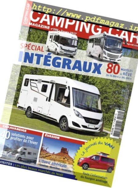 Camping-car Magazine – Janvier 2017 Cover