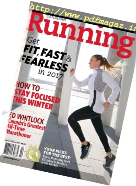 Canadian Running – January-February 2017 Cover