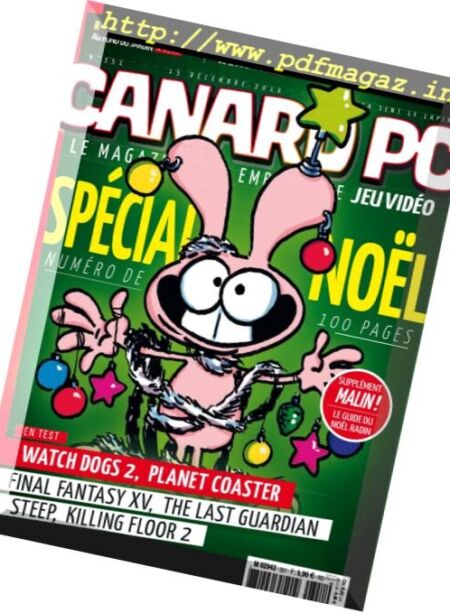 Canard PC – 15 Decembre 2016 Cover