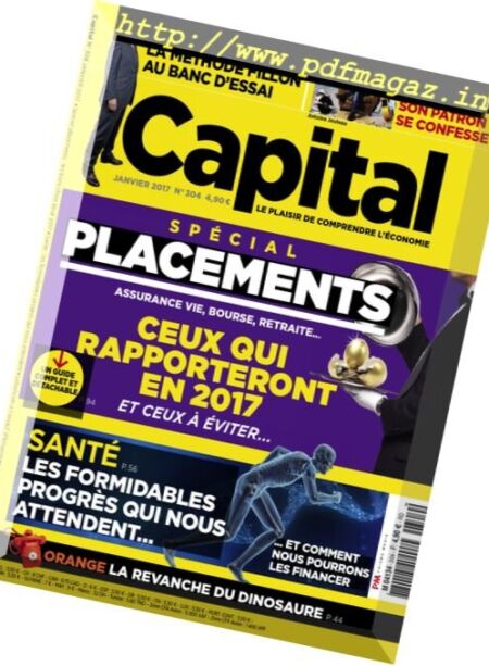 Capital France – Janvier 2017 Cover