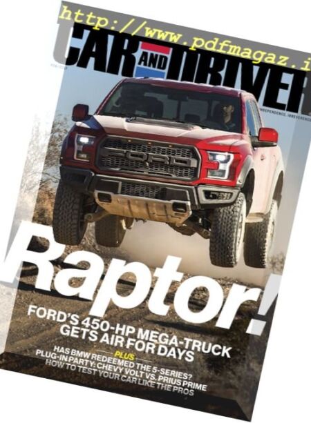 Car and Driver USA – February 2017 Cover