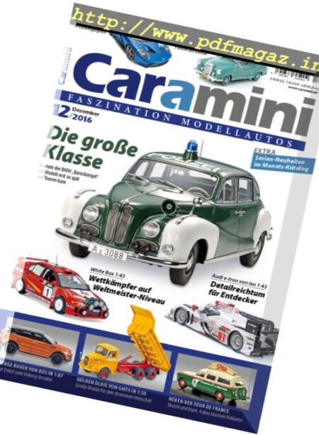 Caramini – Dezember 2016 Cover