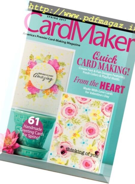 CardMaker – Spring 2017 Cover