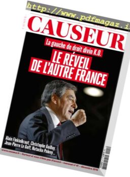 Causeur – Decembre 2016
