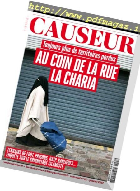 Causeur – Janvier 2017 Cover