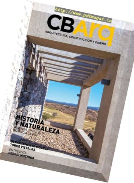 CBArq. Arquitectura, Construccion y Diseno – Agosto 2016 Cover