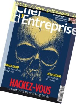 Chef d’Entreprise – Novembre 2016 – Janvier 2017