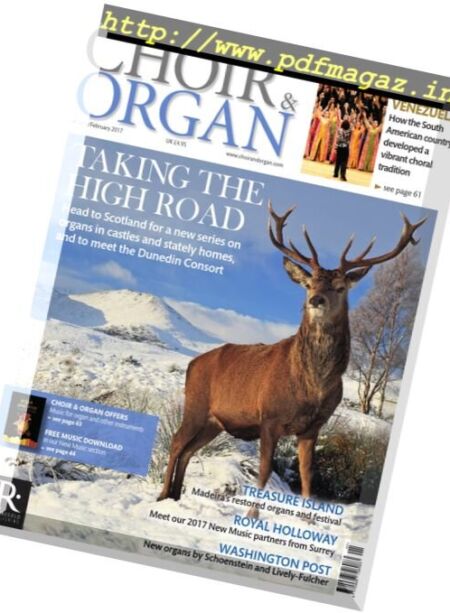 Choir & Organ – January-February 2017 Cover