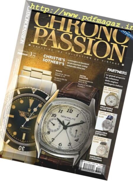 Chrono Passion – Gennaio-Febbraio 2017 Cover