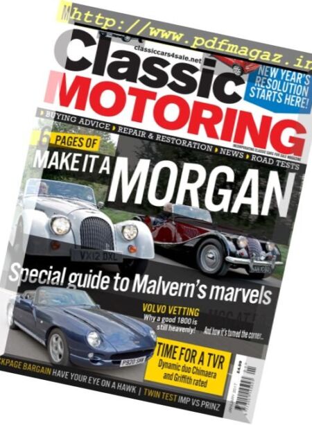 Classic Motoring – January 2017 Cover