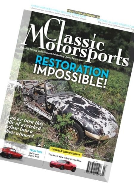 Classic Motorsports – March 2017 Cover