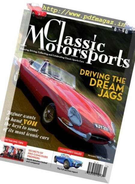 Classic Motorsports – November-December 2016 Cover