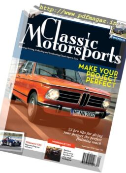 Classic Motorsports – September-October 2016