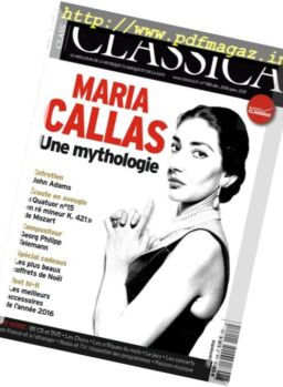 Classica – Decembre 2016 – Janvier 2017