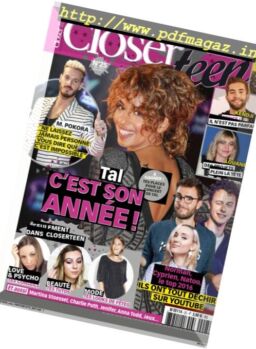 Closer Teen – Decembre 2016 – Janvier 2017