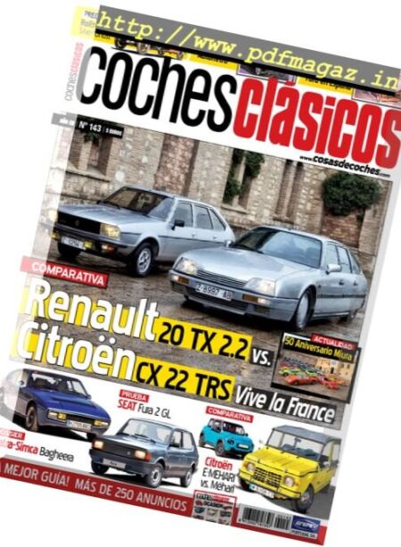 Coches Clasicos – Enero 2017 Cover
