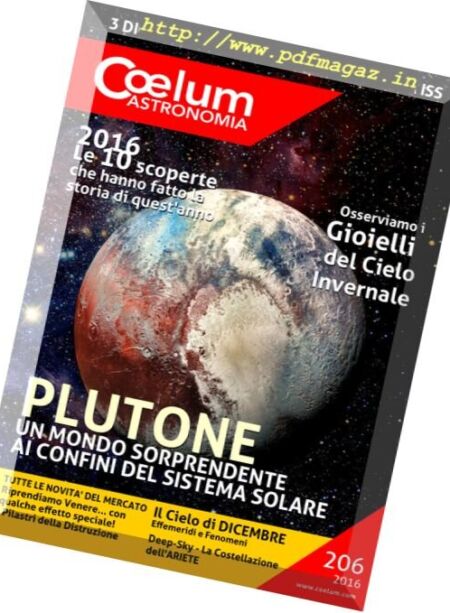 Coelum Astronomia – Dicembre 2016 Cover