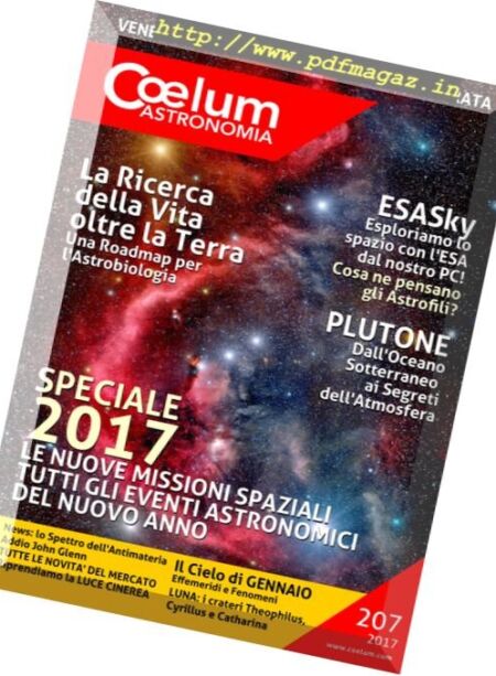 Coelum Astronomia – N 207, 2017 Cover