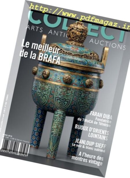 Collect Arts Antiques Auctions – Hiver 2016 Cover