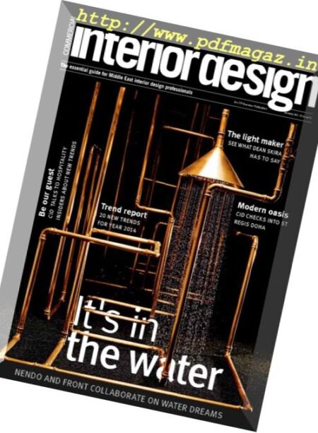 Commercial Interior Design – January 2014 Cover