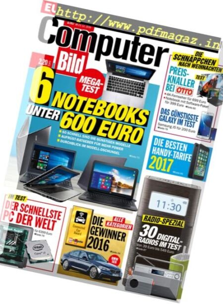 Computer Bild Germany – 23 Dezember 2016 Cover