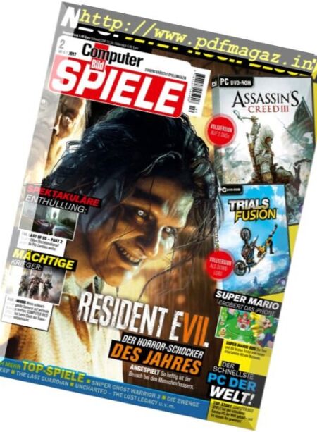 Computer Bild Spiele – Februar 2017 Cover
