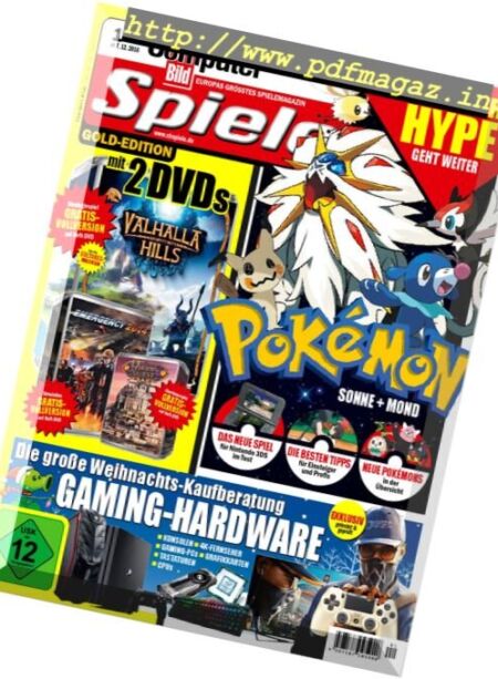 Computer Bild Spiele – Januar 2017 Cover