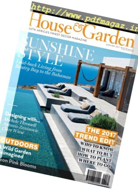 Conde Nast House & Garden – January 2017 Cover