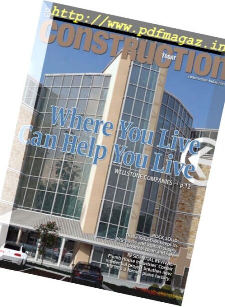 Construction Today – Volume 2, October 2016 Cover