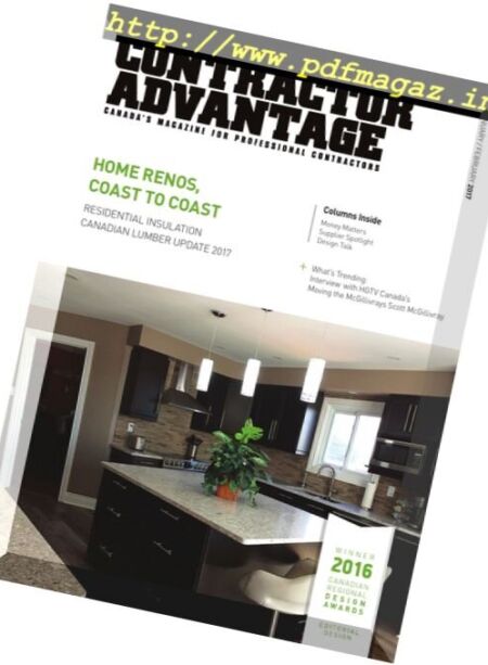Contractor Advantage – January-February 2017 Cover