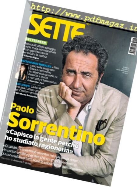 Corriere della Sera Sette – 25 Novembre 2016 Cover