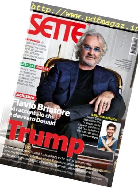 Corriere della Sera Sette – 9 Dicembre 2016 Cover