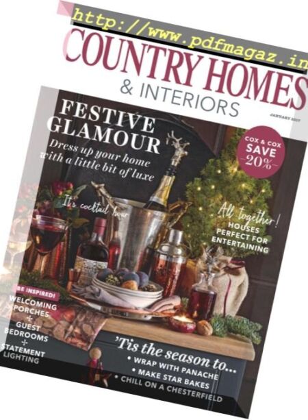 Country Homes & Interiors – January 2017 Cover