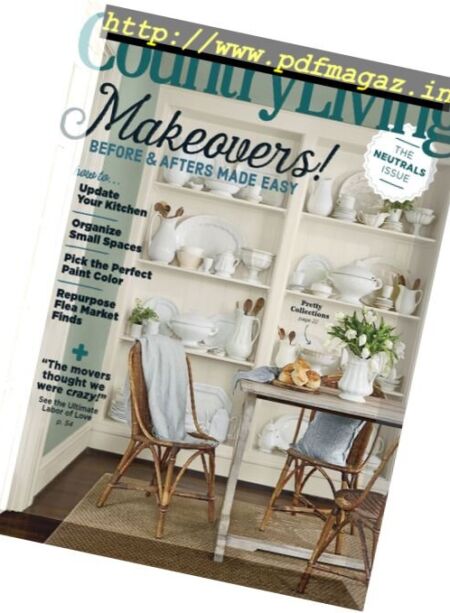 Country Living USA – January-February 2017 Cover