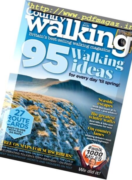 Country Walking – January 2016 Cover