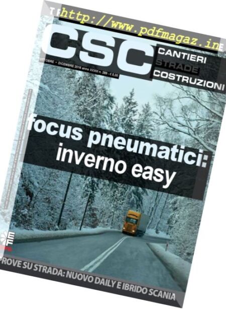 CSC Magazine – Ottobre-Dicembre 2016 Cover