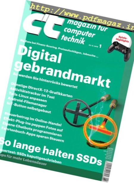 c’t Germany – 24 Dezember 2016 Cover