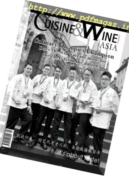 Cuisine & Wine Asia – January-February 2017 Cover