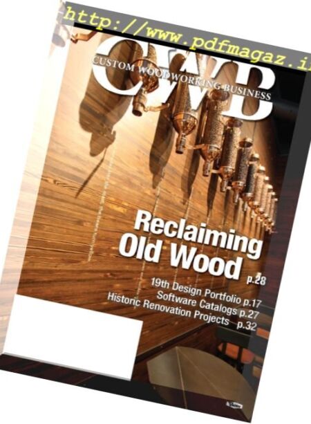 Custom Woodworking Business – January 2012 Cover