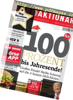 Der Aktionar – 16 Dezember 2016