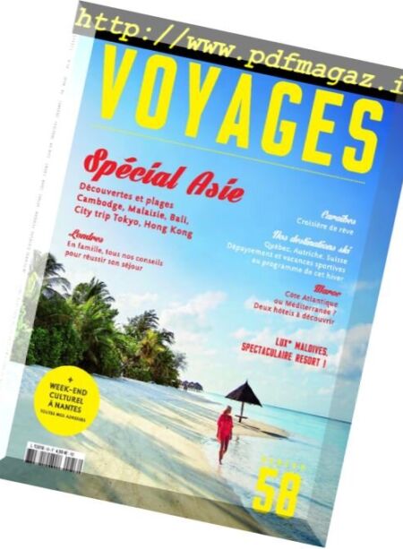 Desirs de Voyages – Hiver 2017 Cover