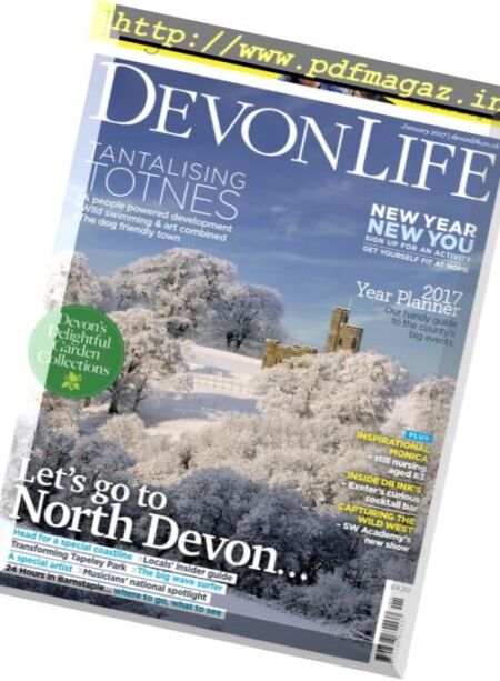 Devon Life – January 2017 Cover
